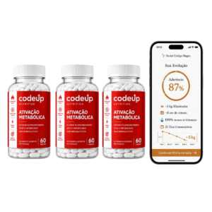 Kit 3 Meses Code Up + App — Ativação Metabólica e Direcionamento Completo